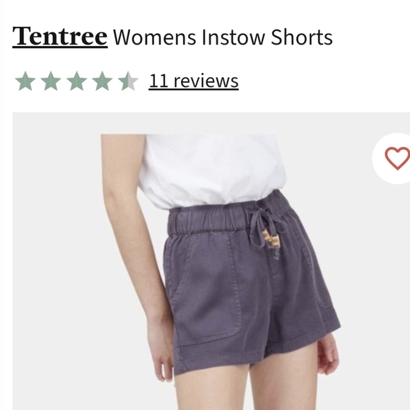 Tentree Tencel Instow Shorts - Women's Purple Size XS - Picture 14 of 15